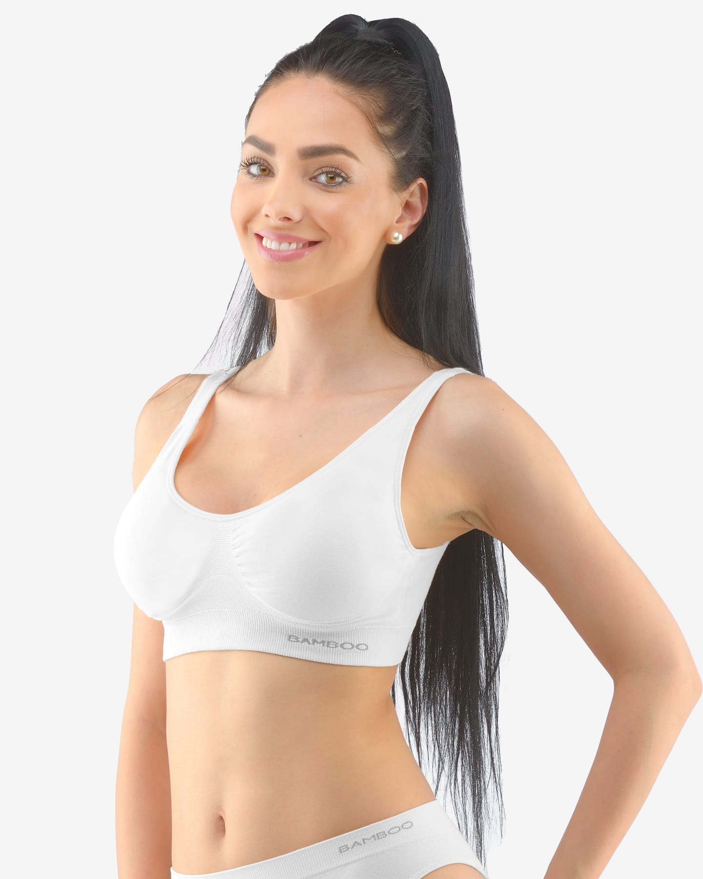 Bambusová podprsenka s vyjímatelnými vycpávkami