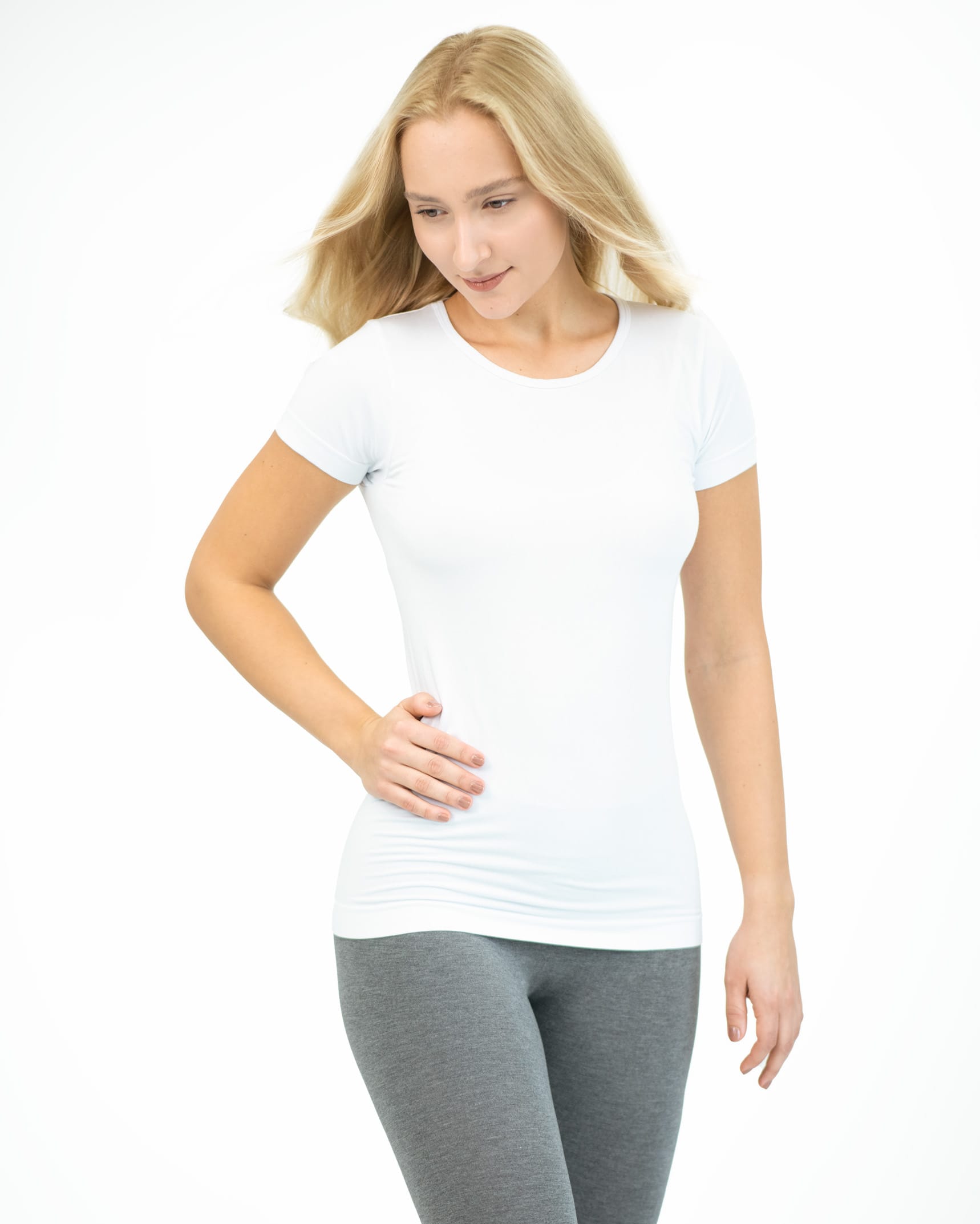 Tričko s krátkým rukávem z bambusu